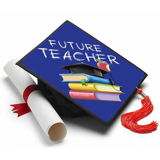 Future Teacher: Future Teacher Grad Cap Tassel Topper